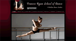 Desktop Screenshot of francesryanschoolofdance.ie